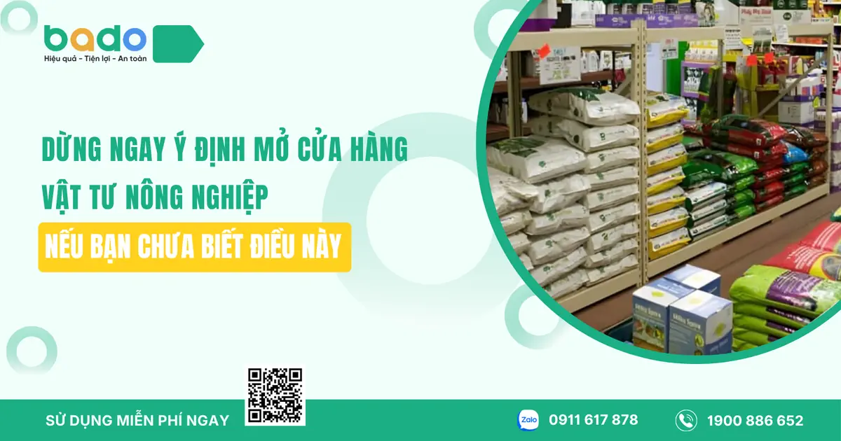 Mở Cửa Hàng Vật Tư Nông Nghiệp Cần Gì?